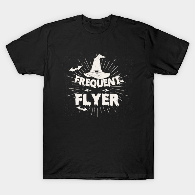 Frequent Flyer Halloween Shirts Gifts on October 31 T-Shirt-TOZ